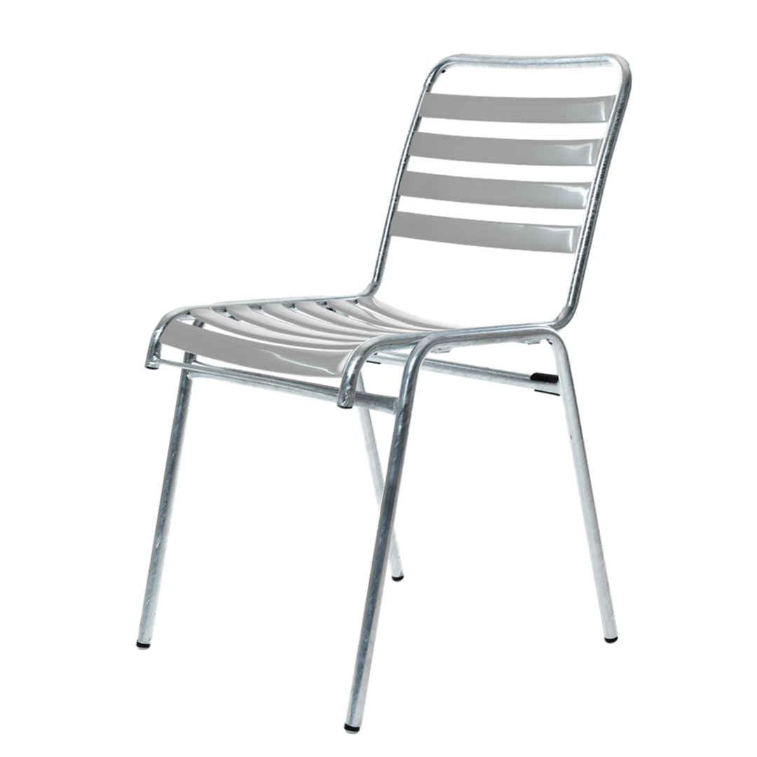 Manufakt Garrtenstuhl Modell Lugano von Bättig Signal gray