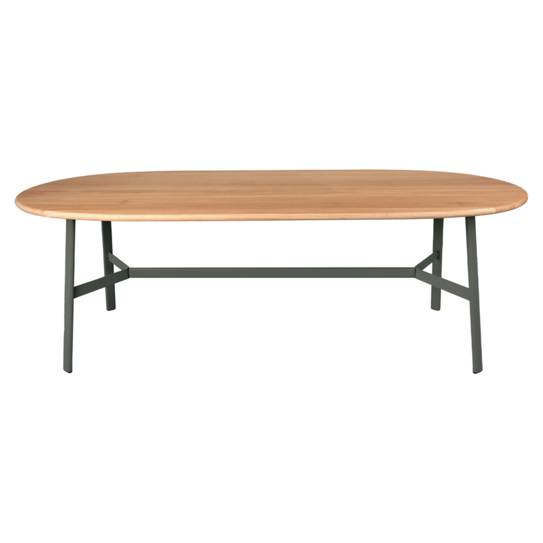 Fermob Ovaler Gartentisch SO'O AUS EICHE 220 X 95 CM von Fermob Rosemary 48