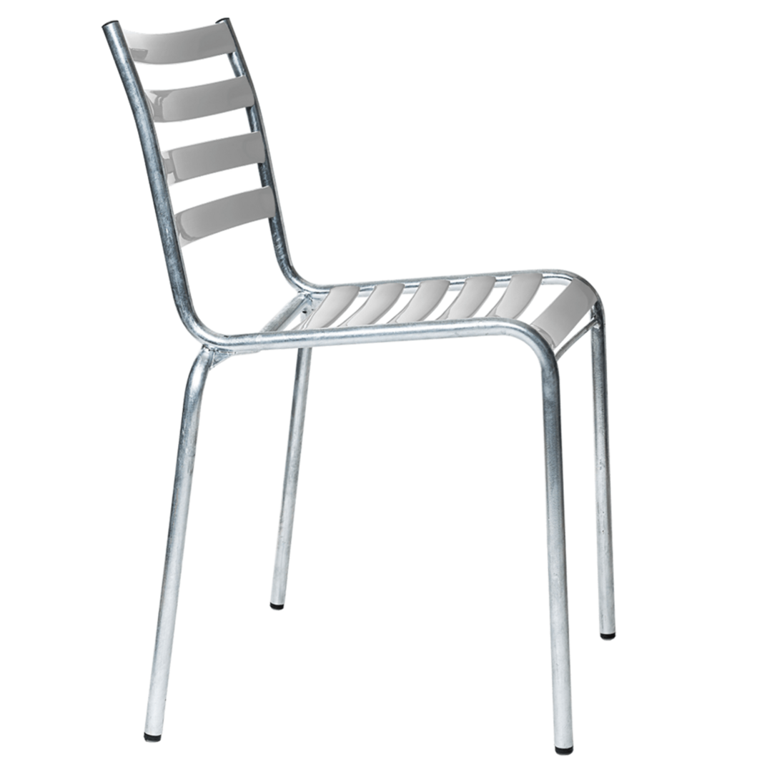 Manufakt Gartenstuhl 710 von Bättig Signal gray RAL 7004