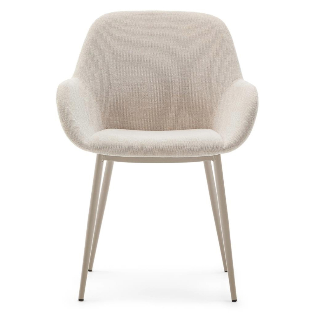 Kave Home Stühle Konna von Kave Home im 4er Set Beige