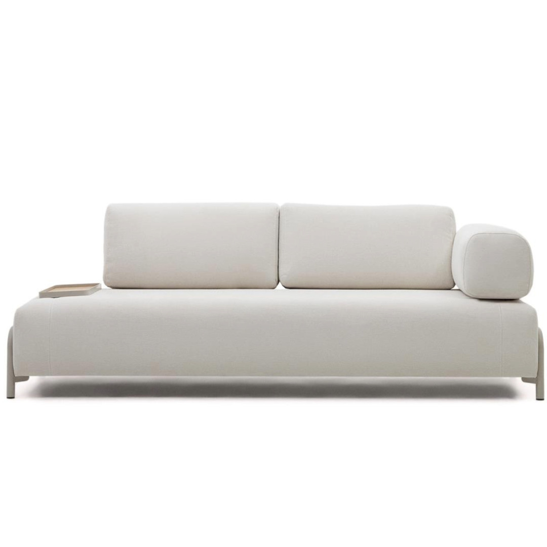 Kave Home 3-Sitzer-Sofa Compo von Kave Home  Rechts, Beige