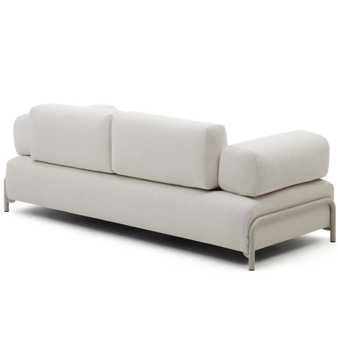Kave Home 3-Sitzer-Sofa Compo - Chenille von Kave Home  Beige