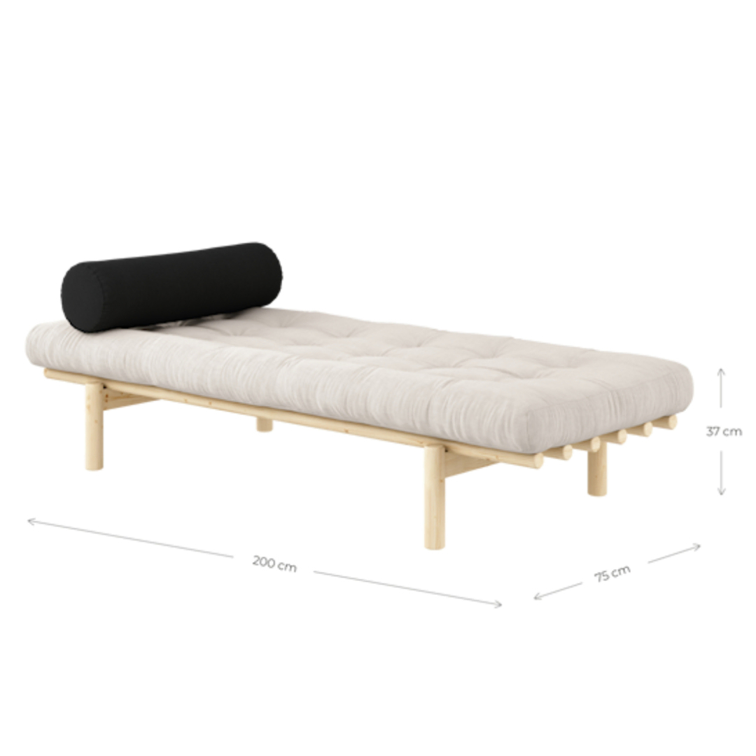 Karup Design Sofa Beds NEXT DAYBED von Karup Design Ivory, 101 Clear lacquered-1
