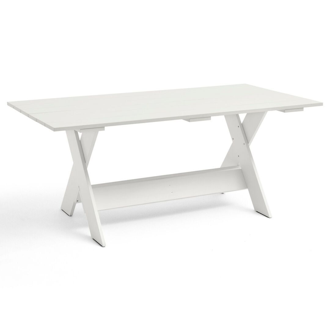 HAY Gartentisch Crate Dining von Hay White, L: 180 cm