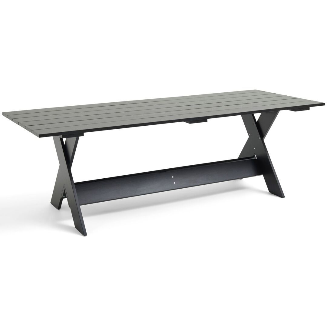 HAY Gartentisch Crate Dining von Hay Black, L: 230 cm