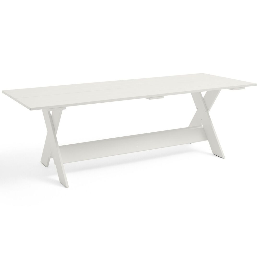 HAY Gartentisch Crate Dining von Hay White, L: 230 cm