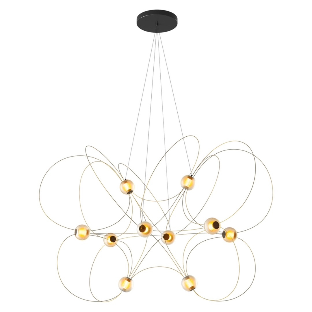 DCWeditions Munari X Pendelleuchte von DCW Gold pre-assembled, MUNARI X10
