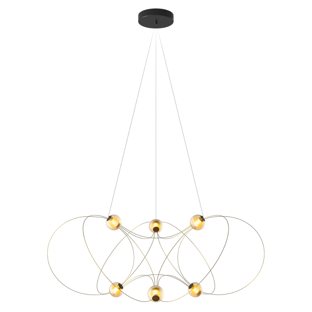 DCWeditions Munari X Pendelleuchte von DCW Gold pre-assembled, MUNARI X 6