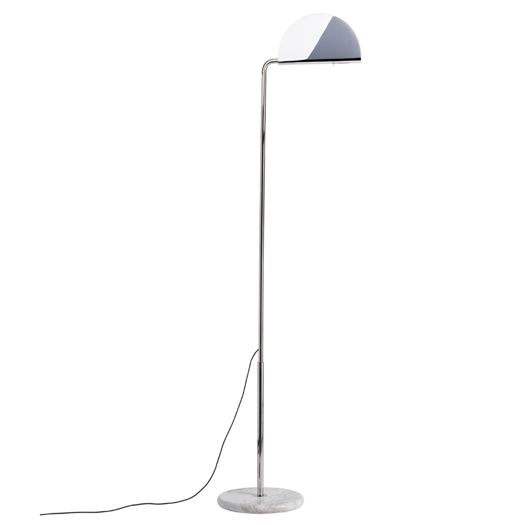 DCWeditions Mezzaluna F Stehleuchte von DCW Chrome