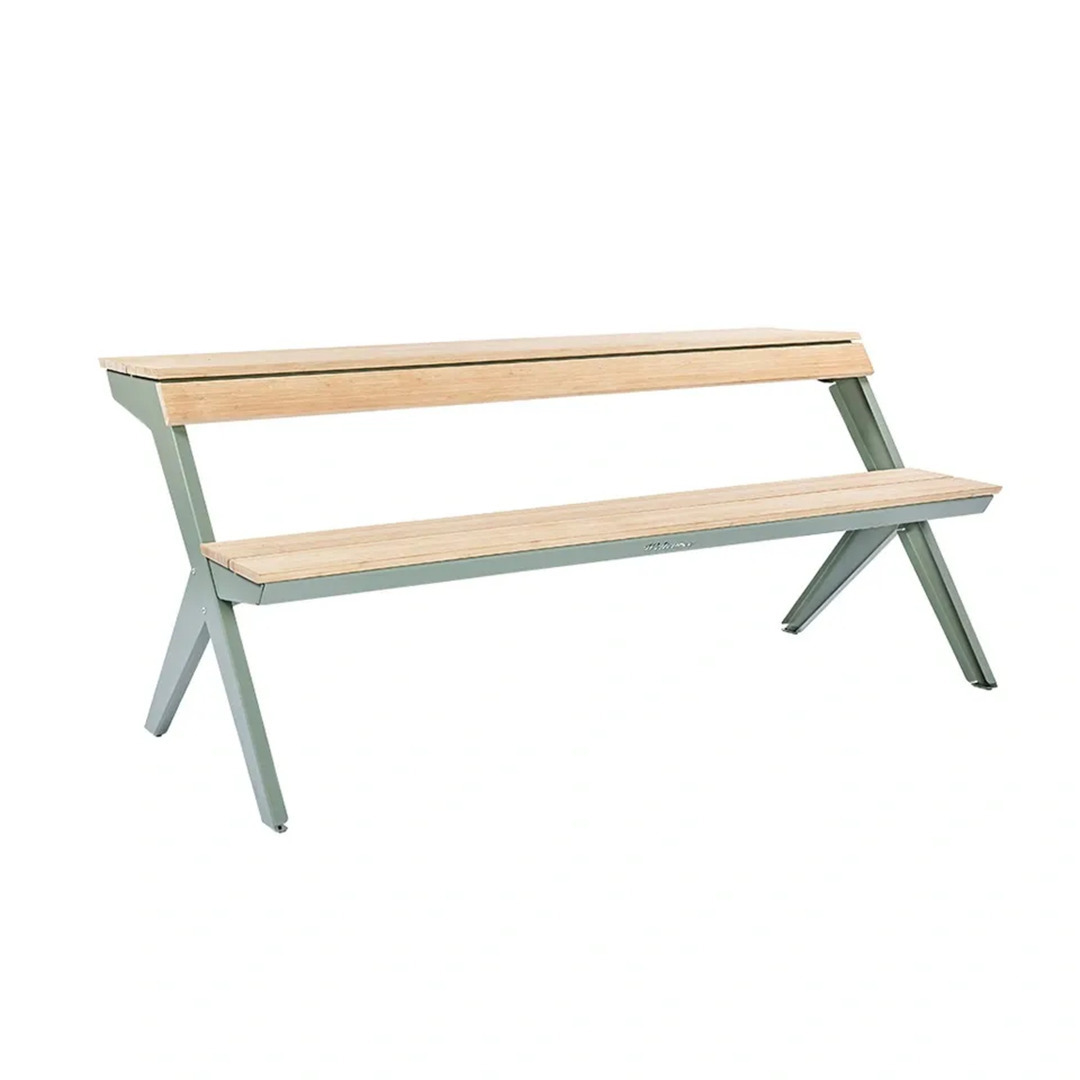 Weltevree Gartenbank Tablebench von Weltevree Cement gray