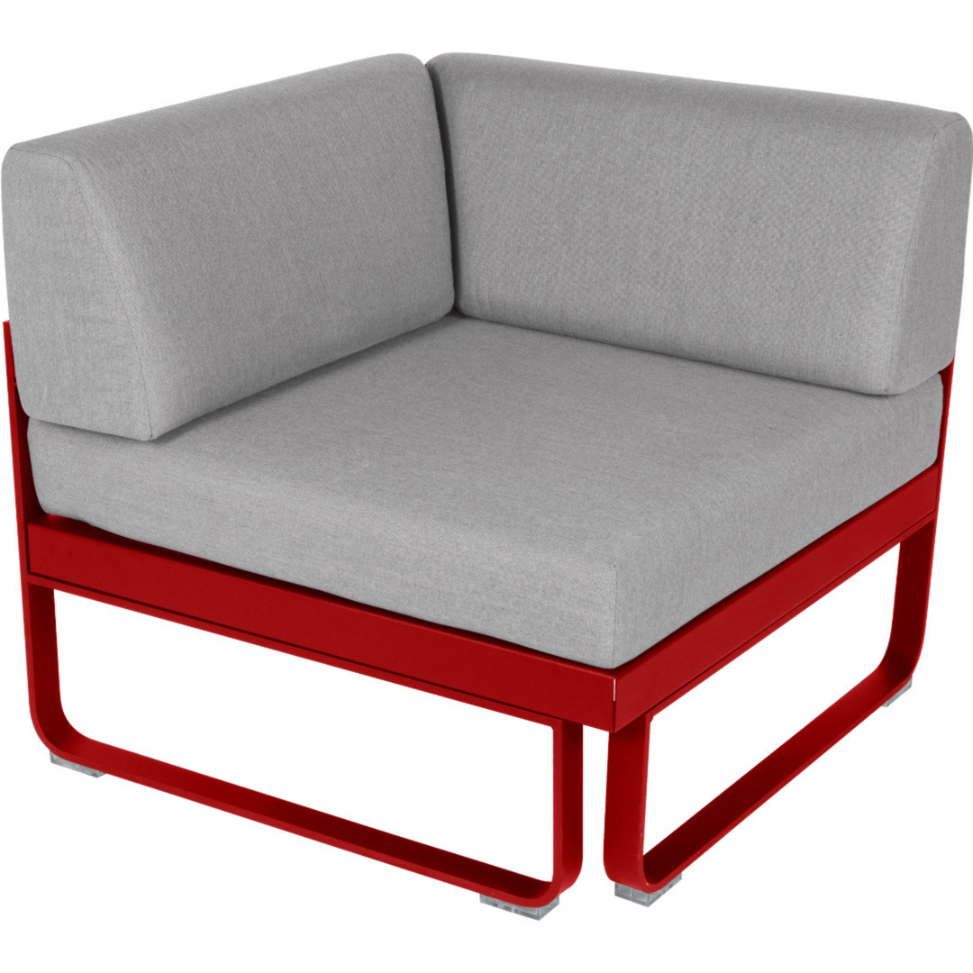 Fermob Eckmodul 1-Sitzer Bellevie von Fermob Chili 43, Flannel gray