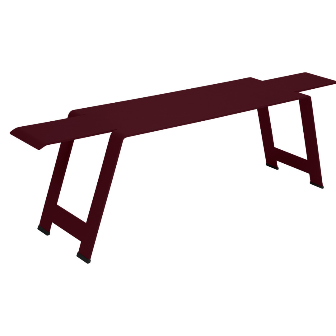 Fermob Bank Origami von Fermob Black cherry B9
