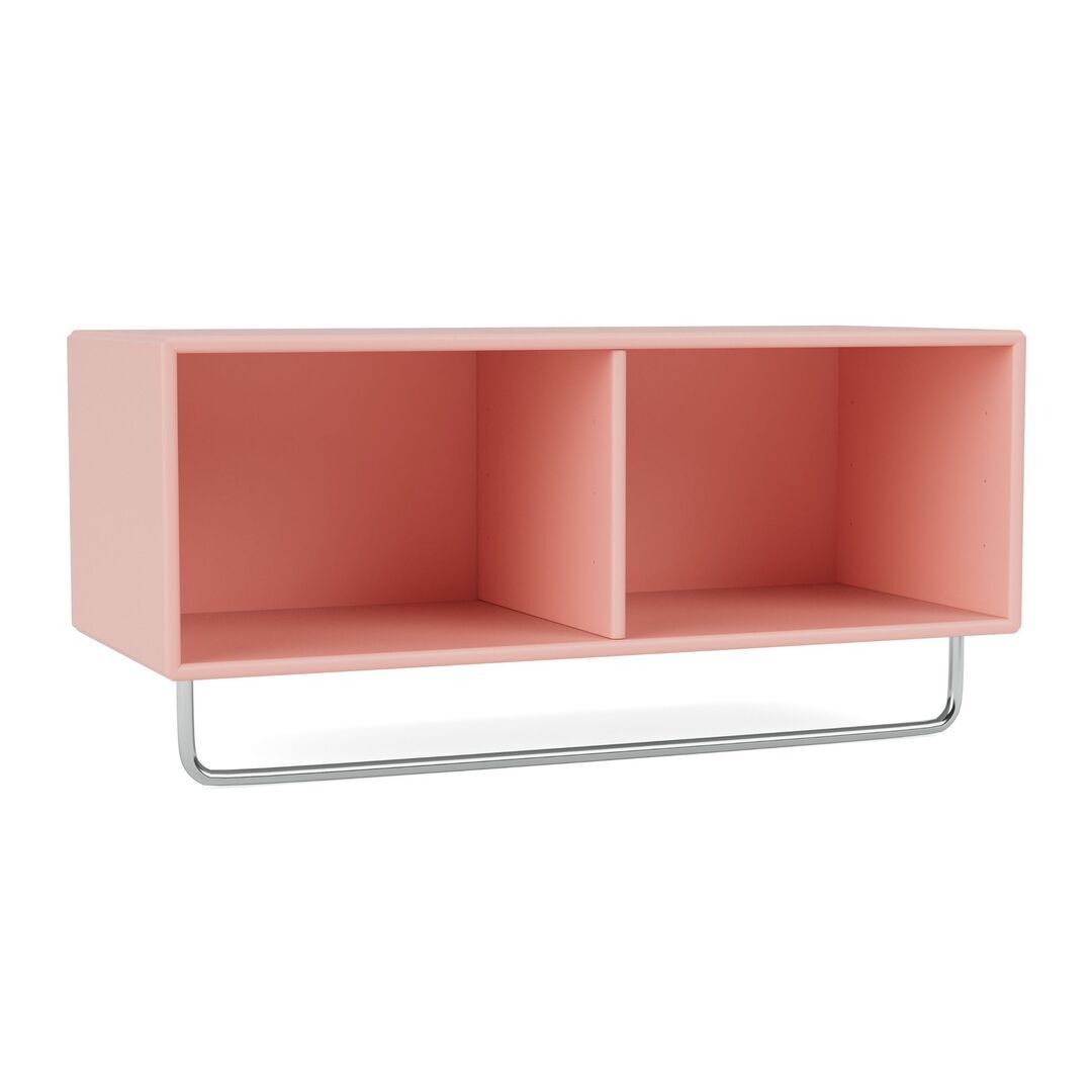 Montana Coat Shelf With Clothes Rack Ruby 167