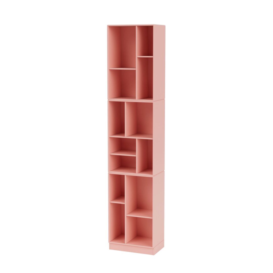 Montana Loom Slim Bookcase Ruby 167, Base H: 7 cm 