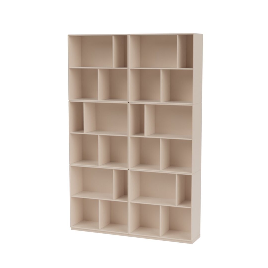 Montana Read Spacious Bookshelf Clay 168, Base H: 3 cm 