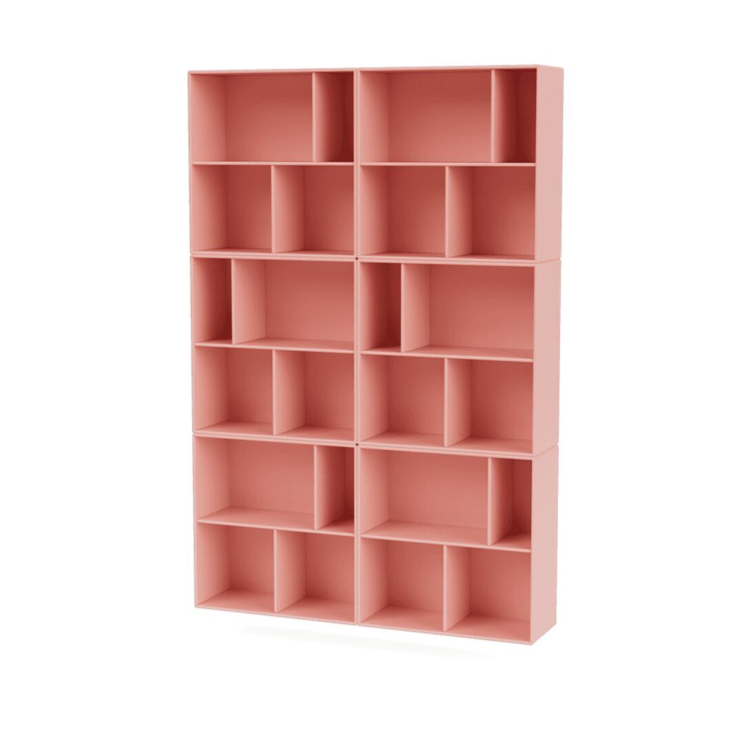 Montana Read Spacious Bookshelf Ruby 167, Without base frame / wall mounting