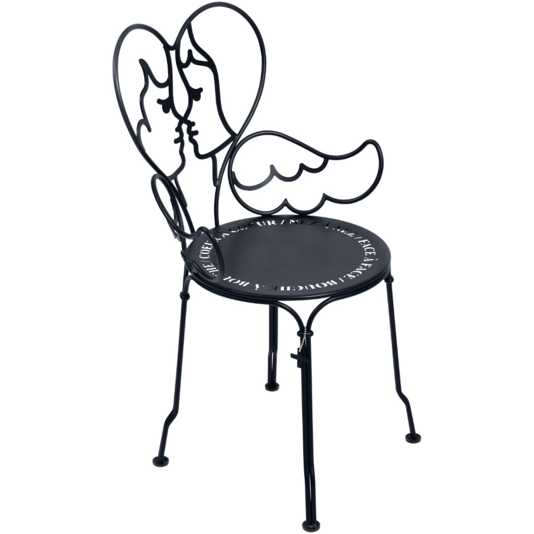 Fermob Stuhl Ange von Fermob Anthracite 47
