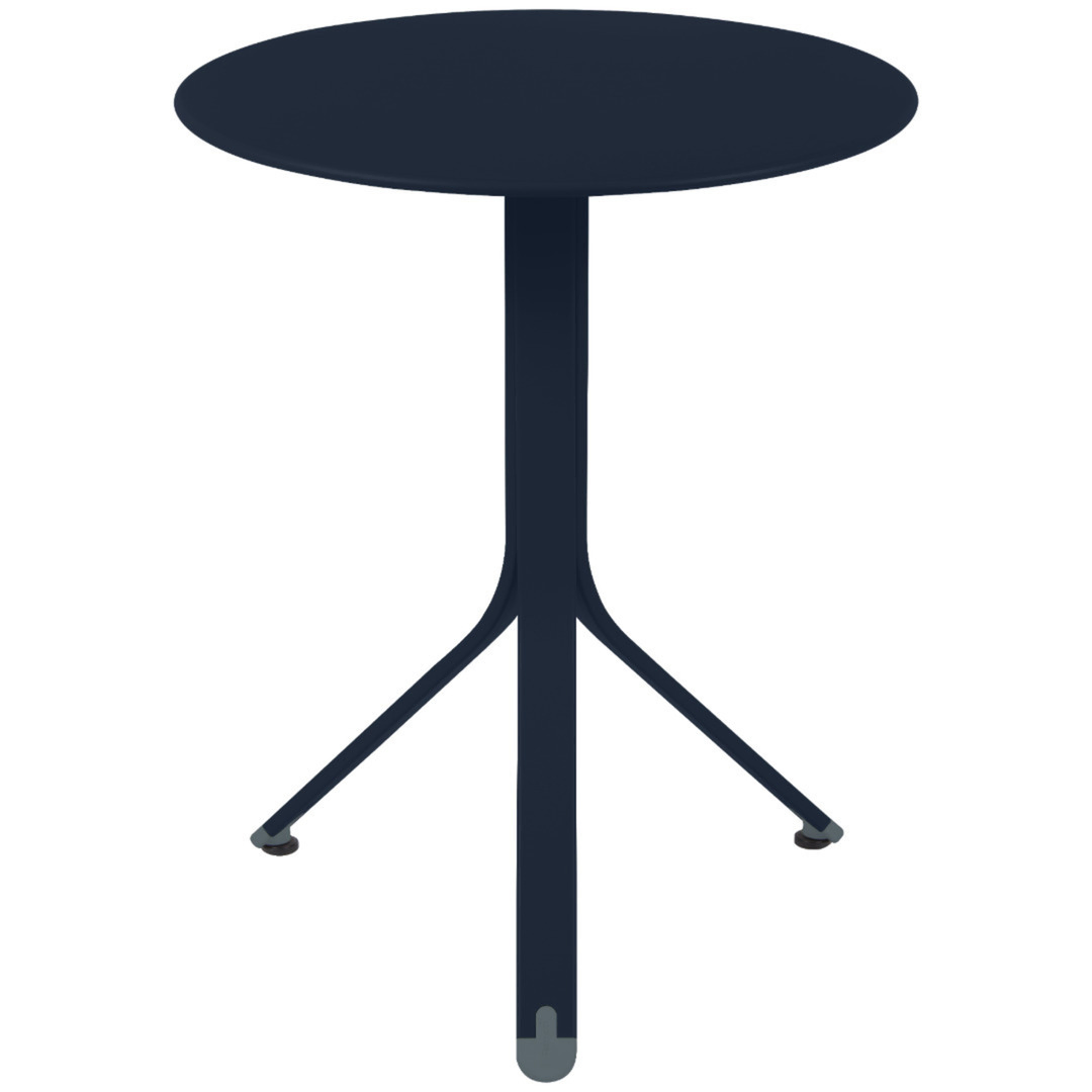 Fermob Tisch Rest'O von Fermob Abyss blue 92, Ø: 60 cm 