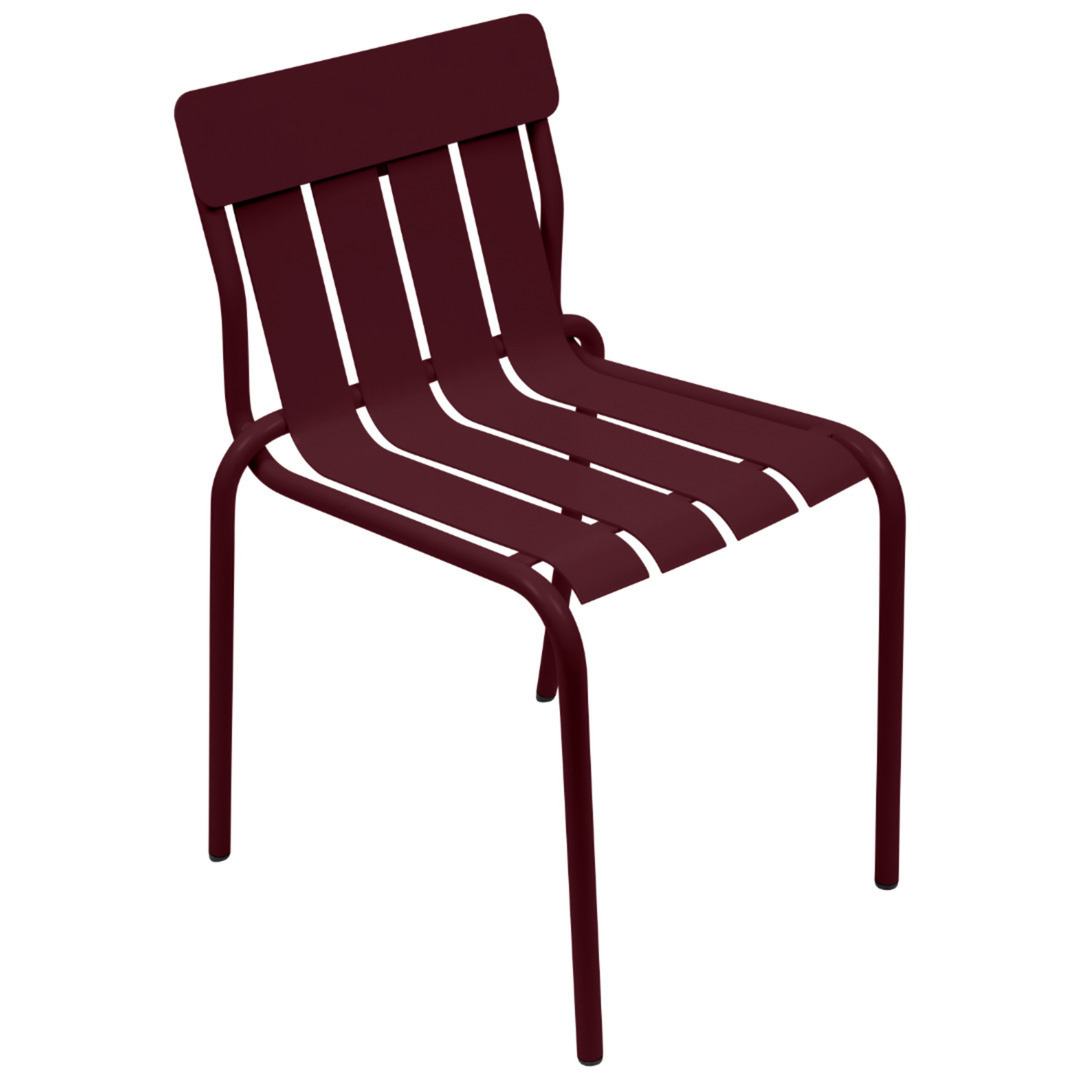 Fermob Stuhl Stripe von Fermob Black cherry B9