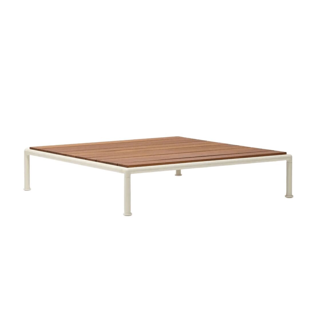 Fast Kaffeetisch Roè Teak von Fast Ø: 79 cm / H: 22 cm, White 