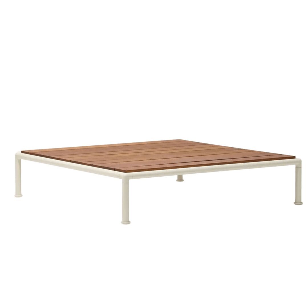 Fast Kaffeetisch Roè Teak von Fast Ø: 96 cm / H: 22 cm, White 