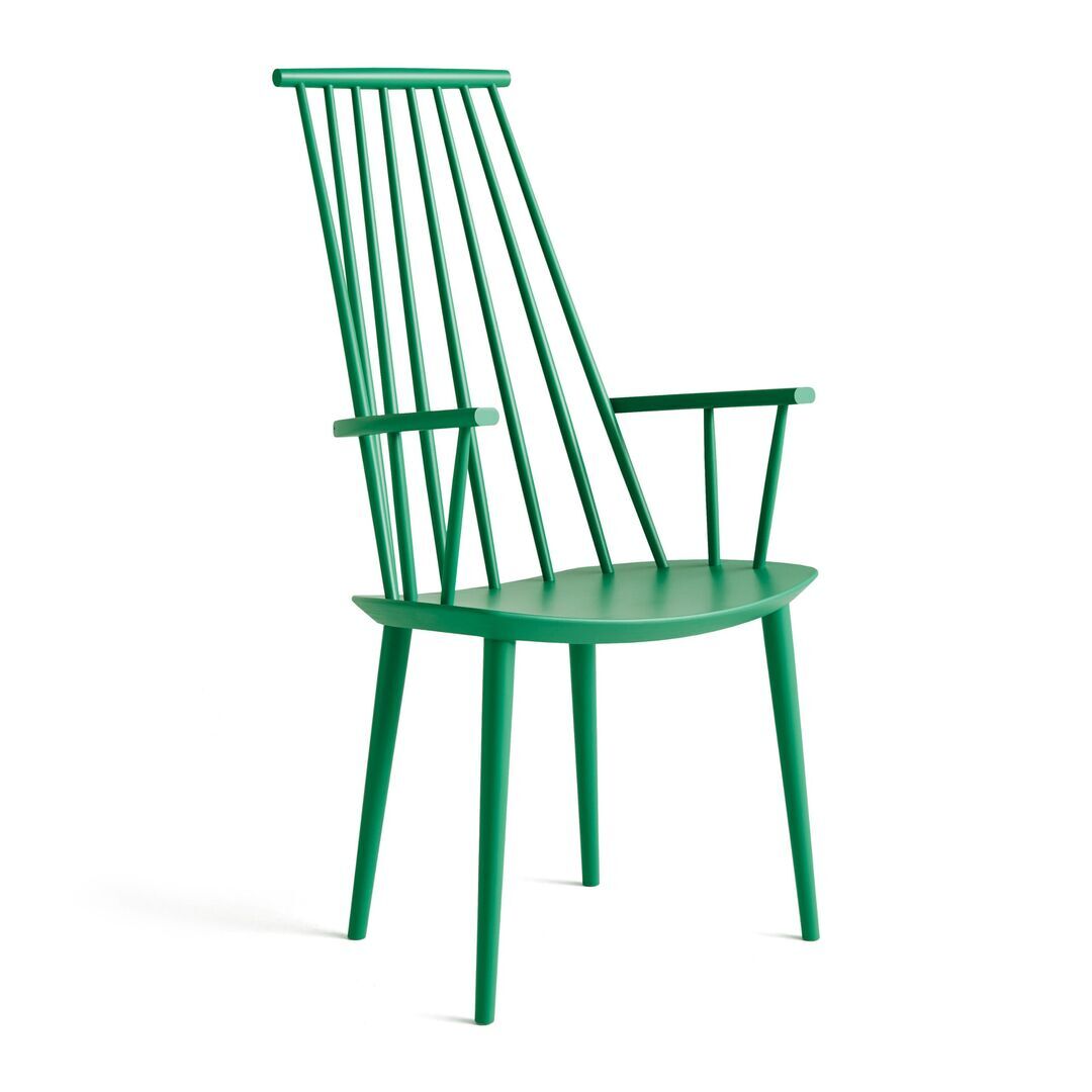 HAY Chair J110 von Hay Jade green water-based lacquered beech