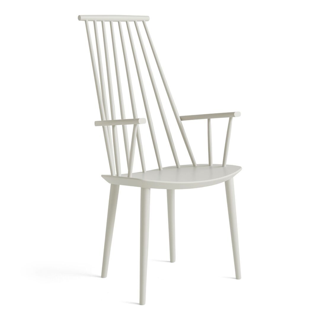 HAY Chair J110 von Hay Warm grey water-based lacquered beech