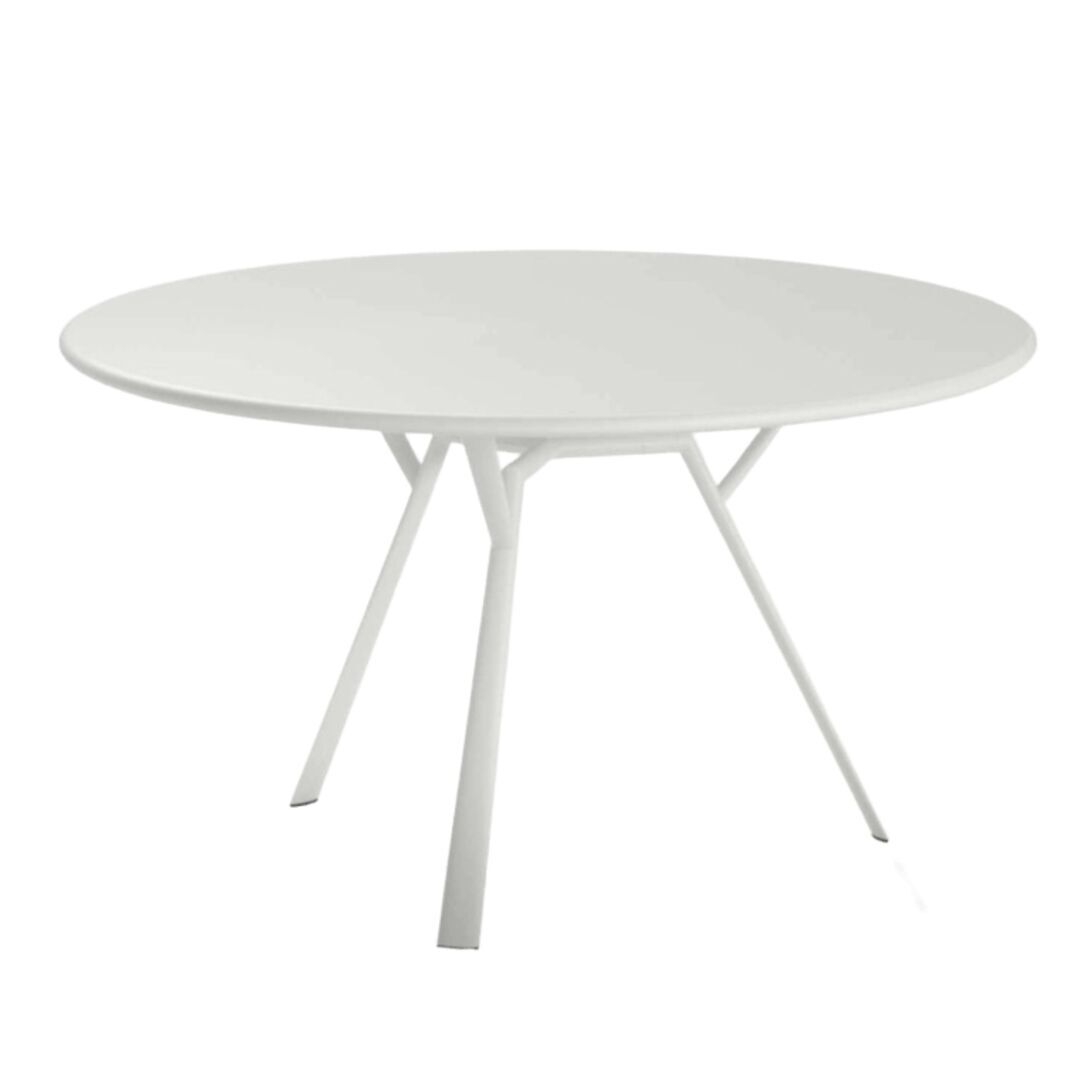 Fast Radice Quadra Tisch verschiedene Grössen von Fast Ø: 130 cm, Weiss 