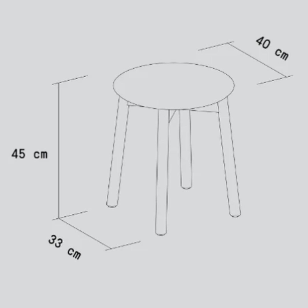 TIPTOE Hocker SSD aus Holz von Tiptoe