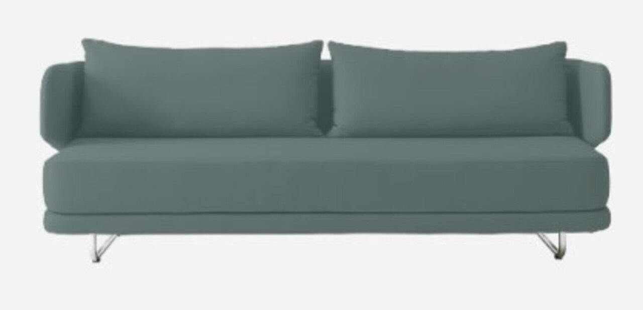Softline Jasper Schlafsofa - Felt Melange - 293 Grey Green