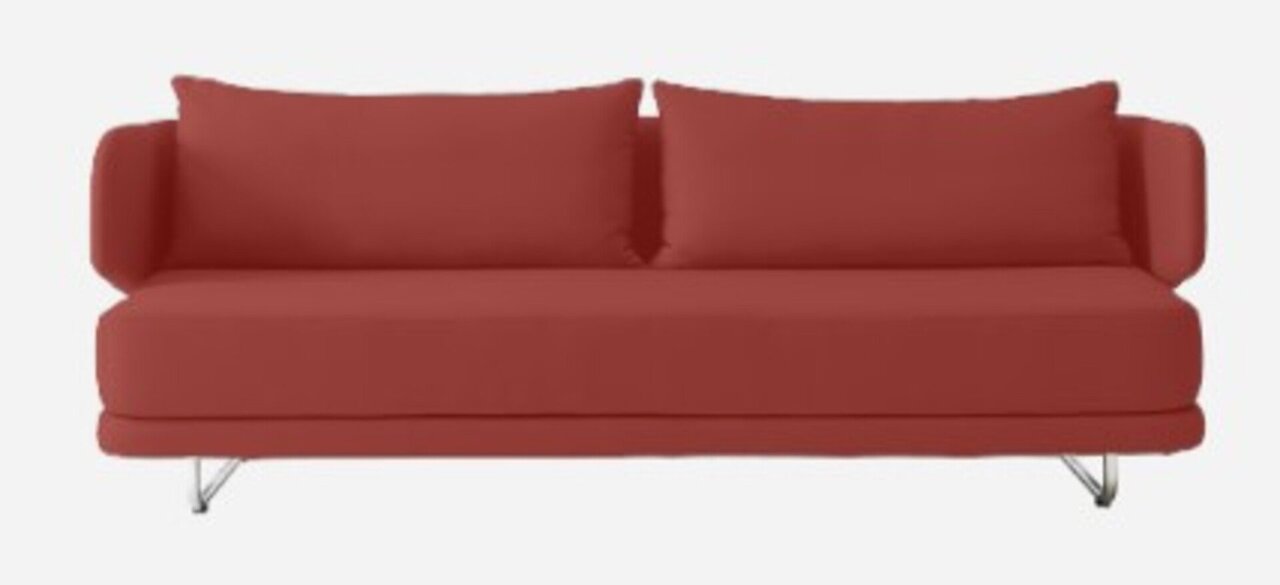 Softline Jasper Schlafsofa - Felt Melange - 297 Dark Red