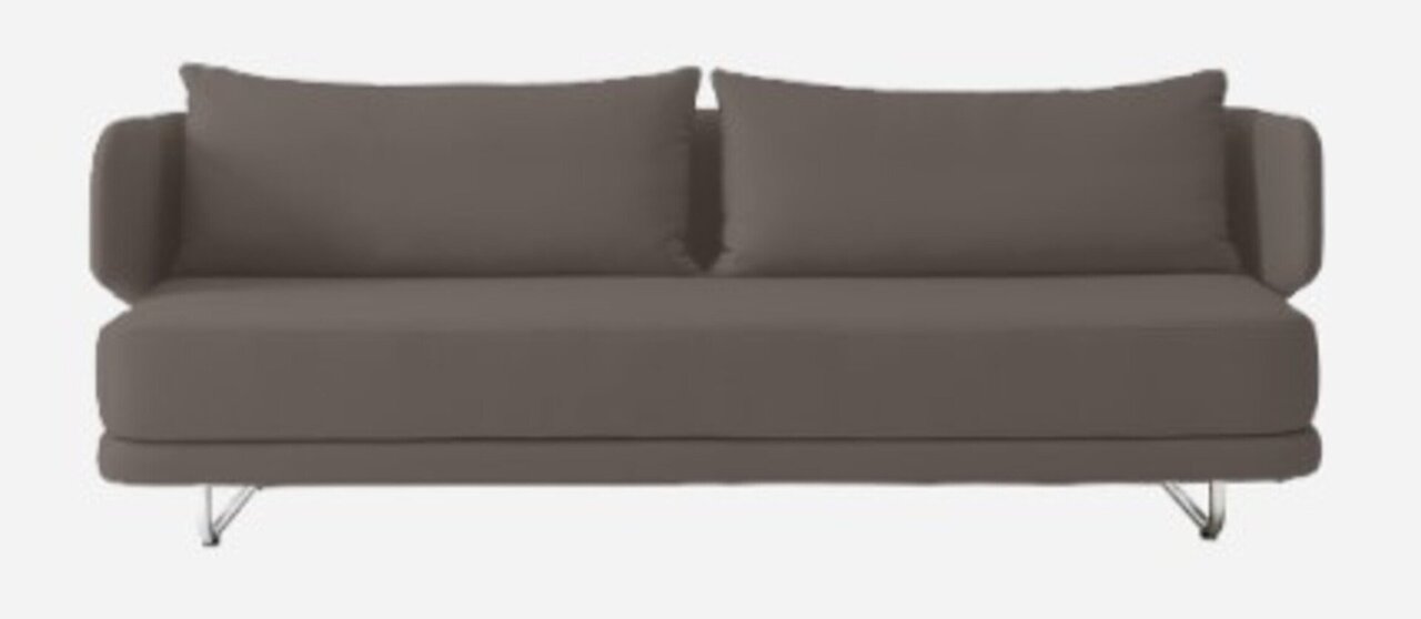 Softline Jasper Schlafsofa - Felt Melange - 300 Dark Brown