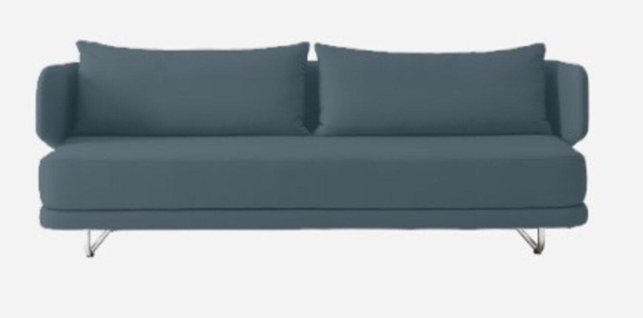 Softline Jasper Schlafsofa - Felt Melange - 846 Blue Grey