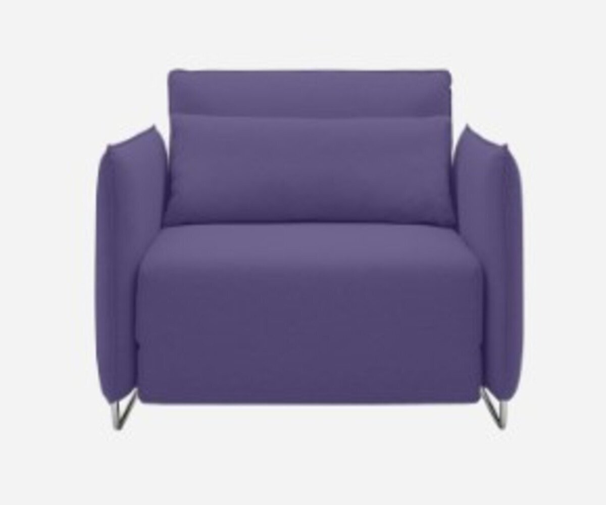 Softline Cord Sessel / Schlafsessel - Felt - 581 Eggplant