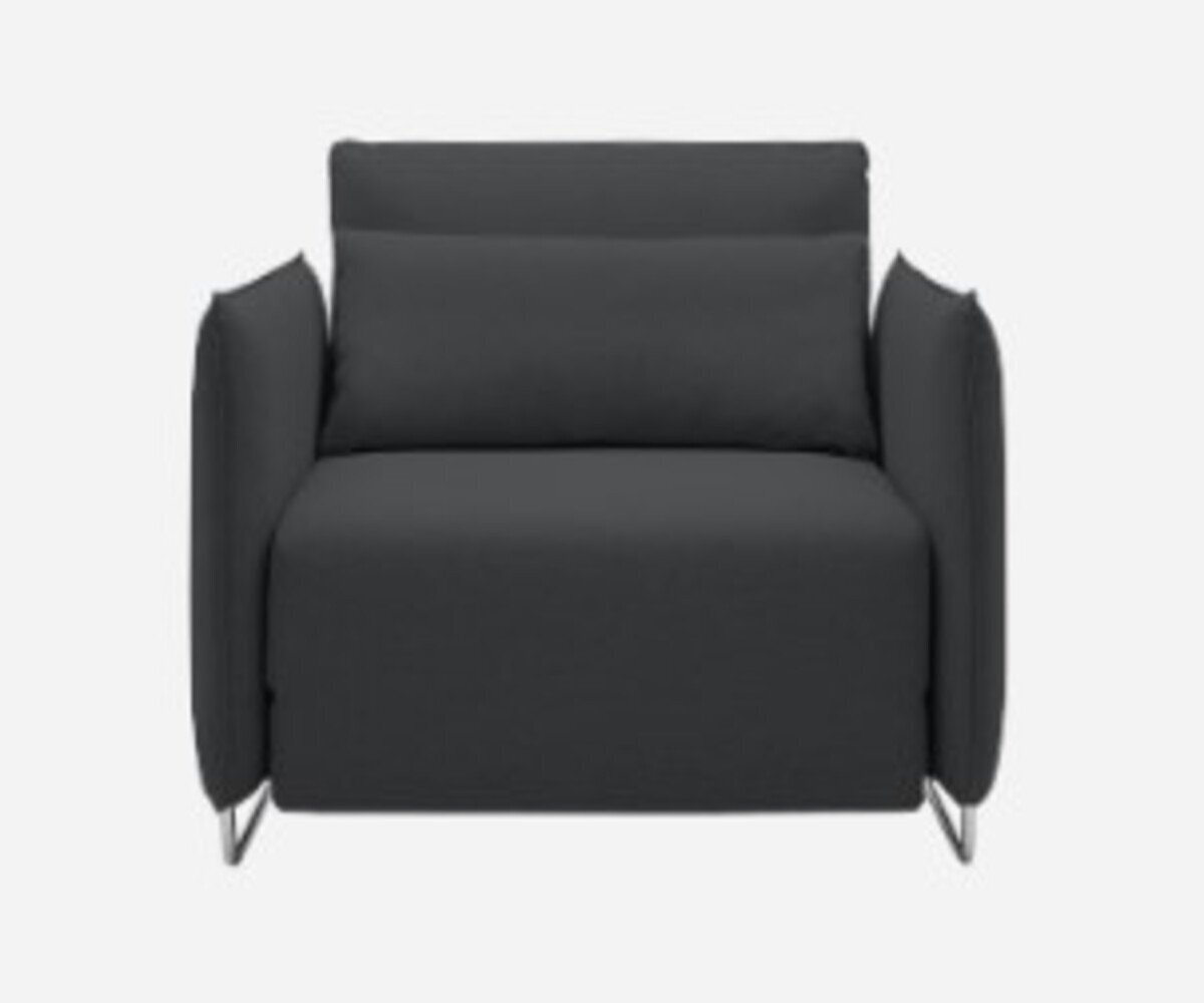 Softline Cord Sessel / Schlafsessel - Felt - 636 Black