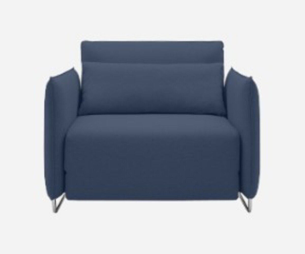 Softline Cord Sessel / Schlafsessel - Felt Melange - 289 Dark Blue