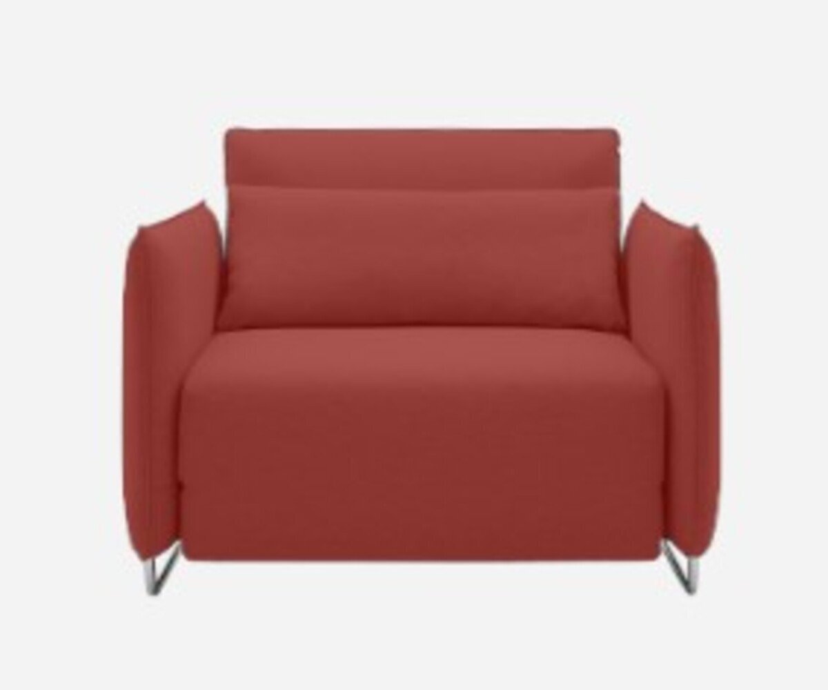 Softline Cord Sessel / Schlafsessel - Felt Melange - 297 Dark Red