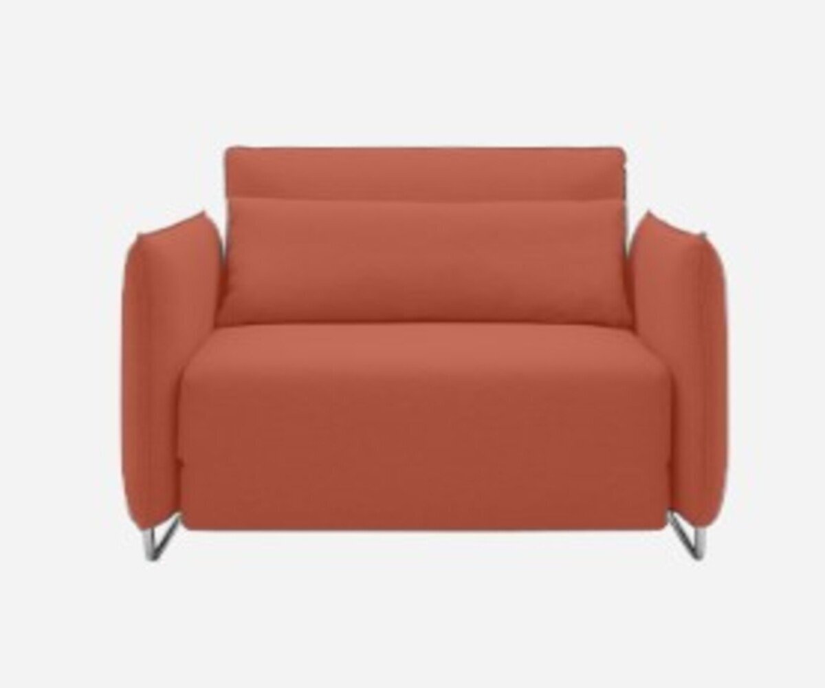Softline Cord Sessel / Schlafsessel - Felt Melange - 298 Red