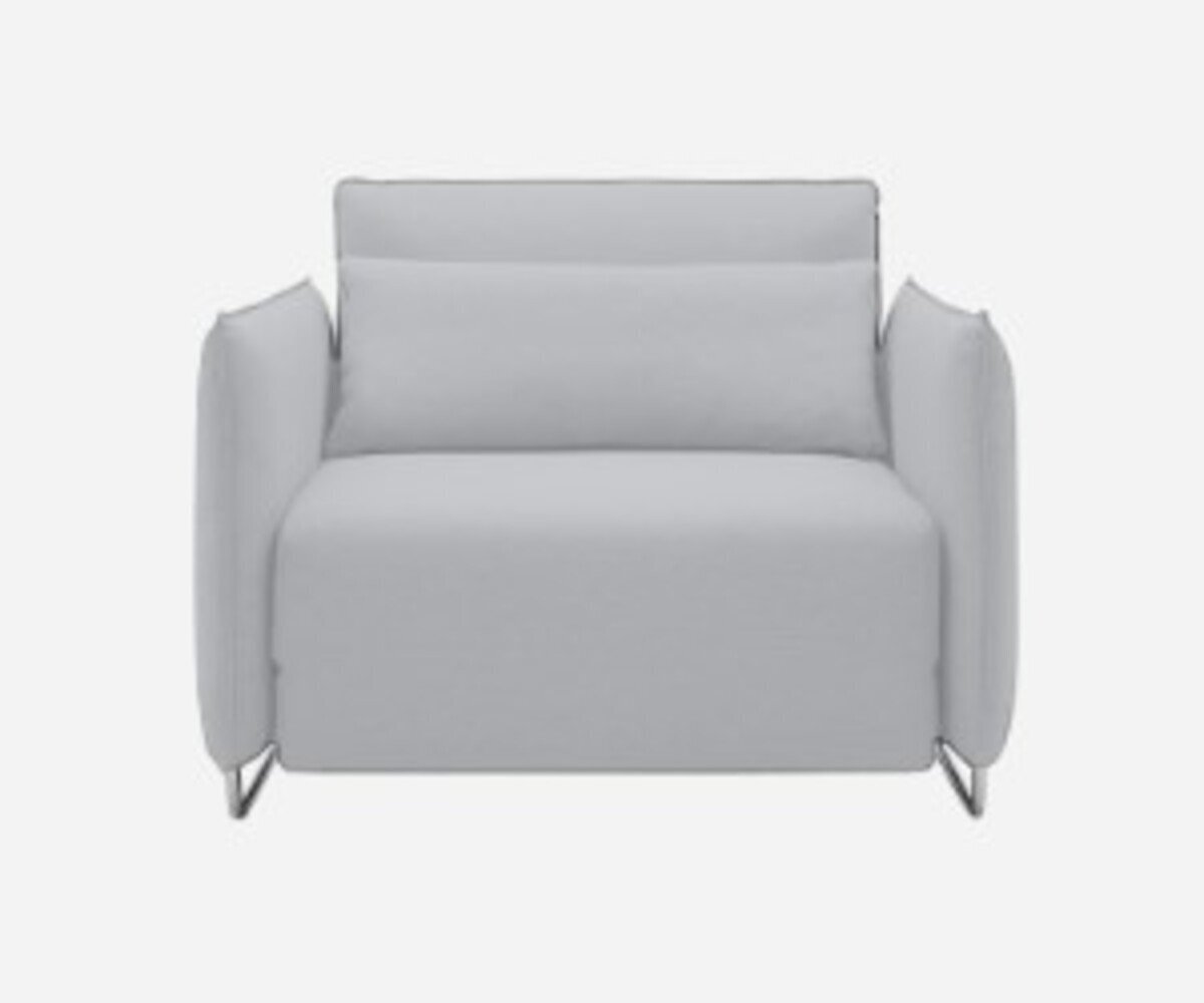 Softline Cord Sessel / Schlafsessel - Felt Melange - 612 Light Grey