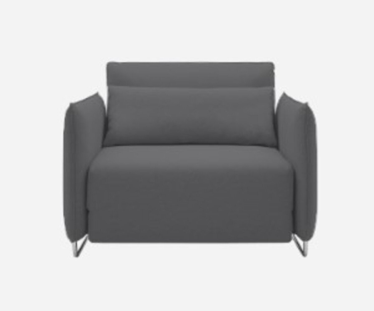 Softline Cord Sessel / Schlafsessel - Felt Melange - 623 Dark Grey