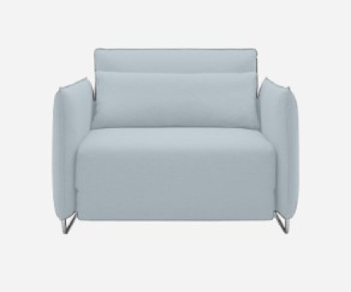 Softline Cord Sessel / Schlafsessel - Felt Melange - 641 Light Blue