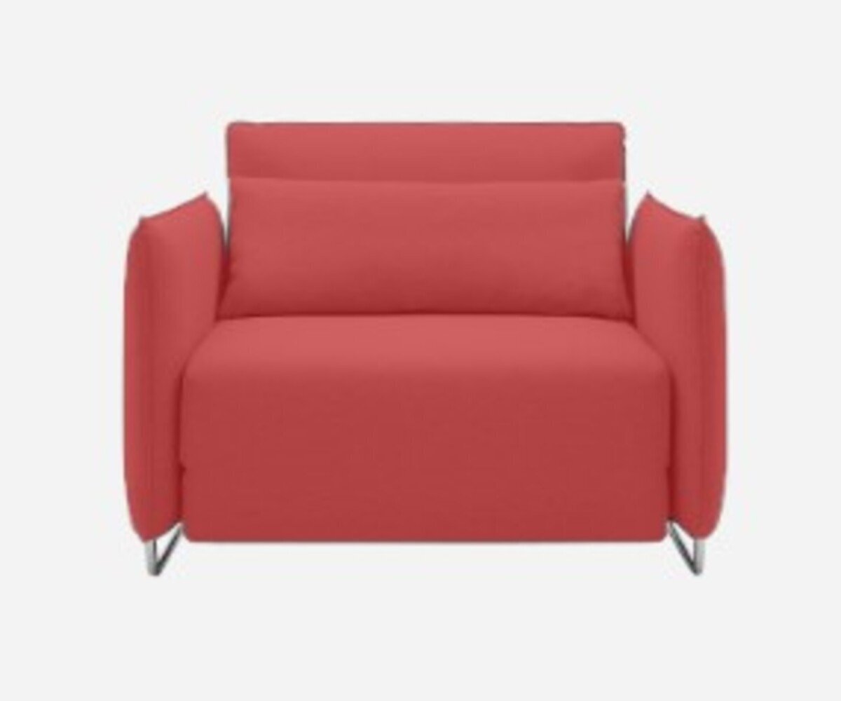 Softline Cord Sessel / Schlafsessel - Felt Melange - 650 Light Red