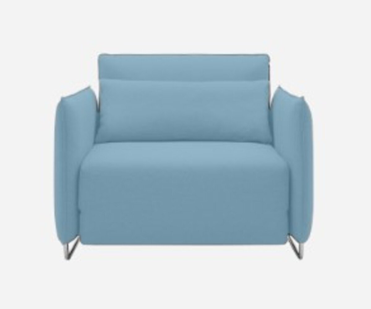 Softline Cord Sessel / Schlafsessel - Felt Melange - 858 Sky Blue