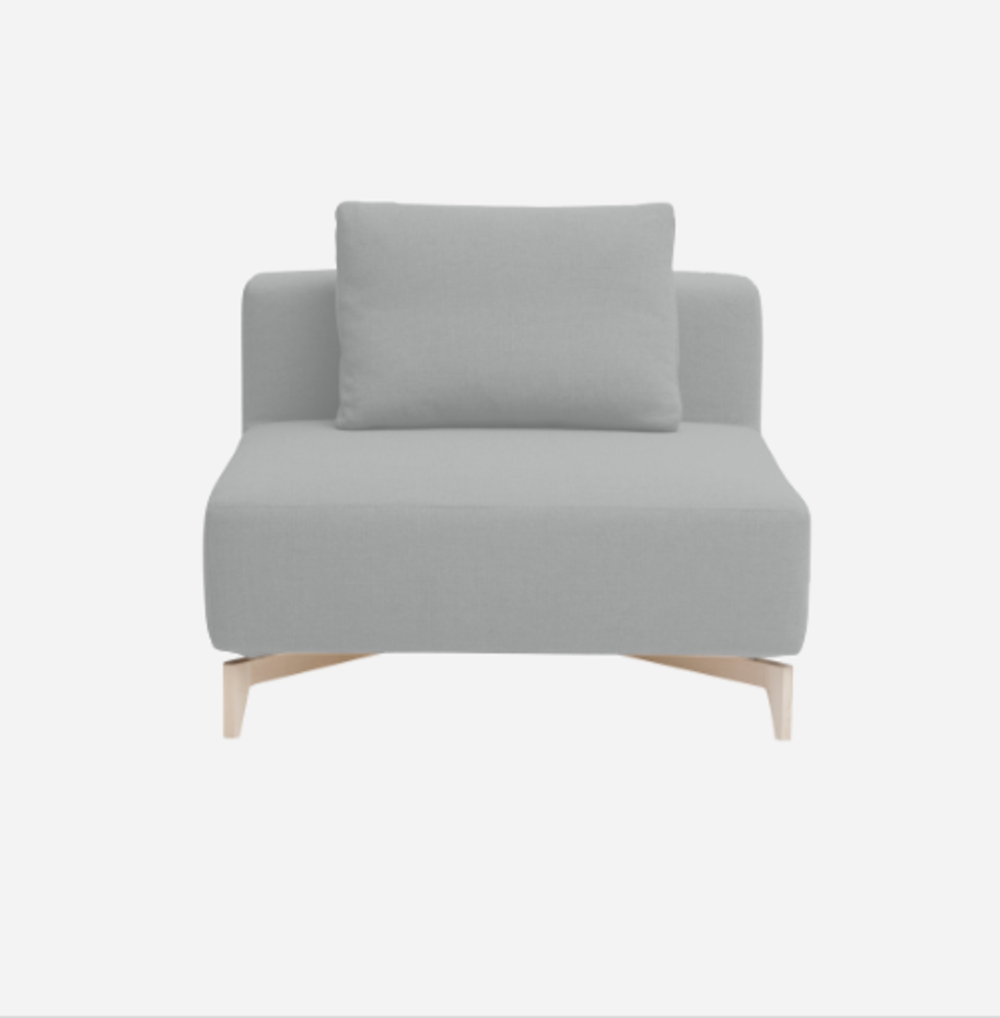 Softline Passion Sofa-Einzelelemente-Vision - 445 Grey