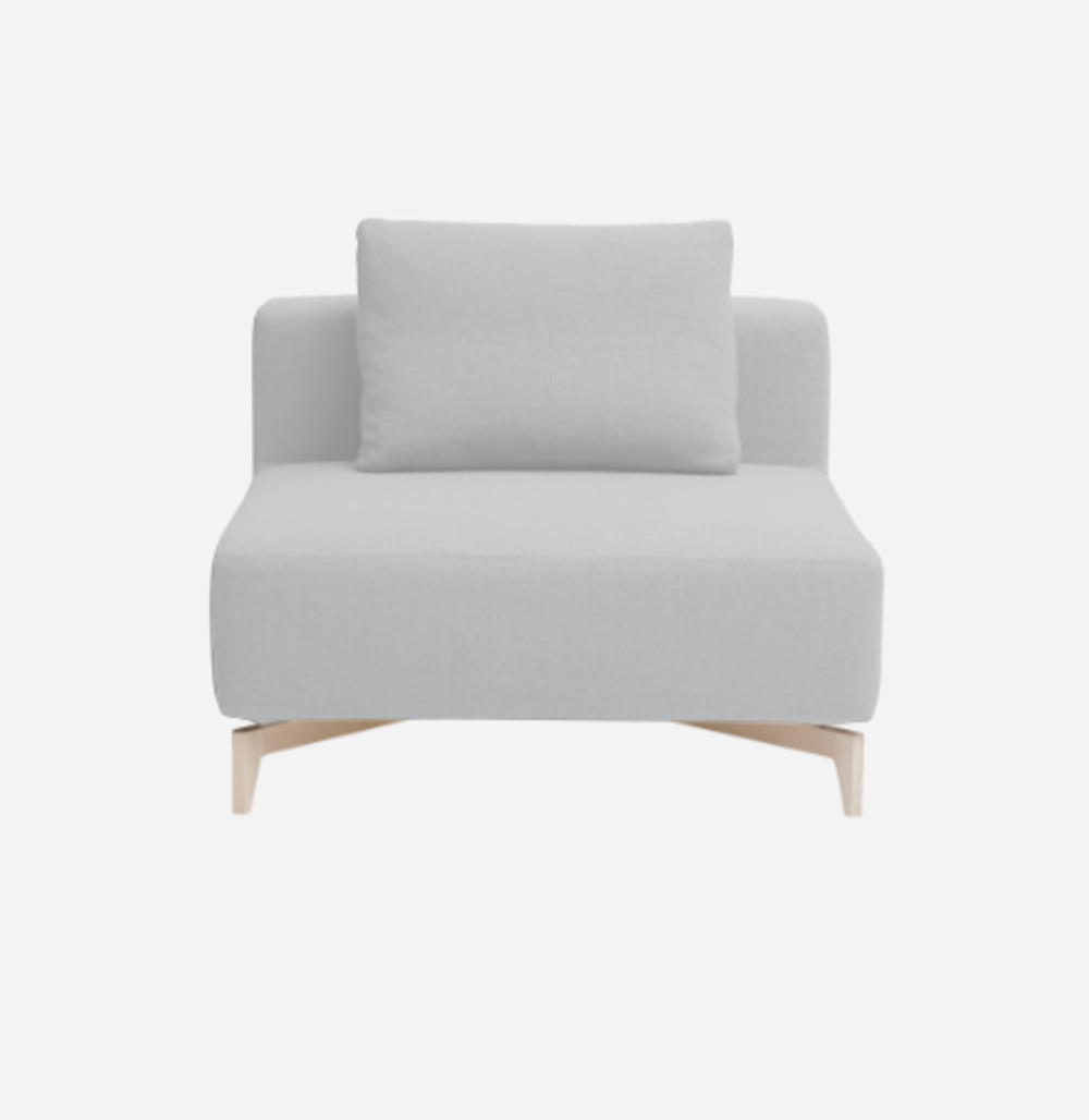 Softline Passion Sofa-Einzelelemente-Vision - 457 Light Grey
