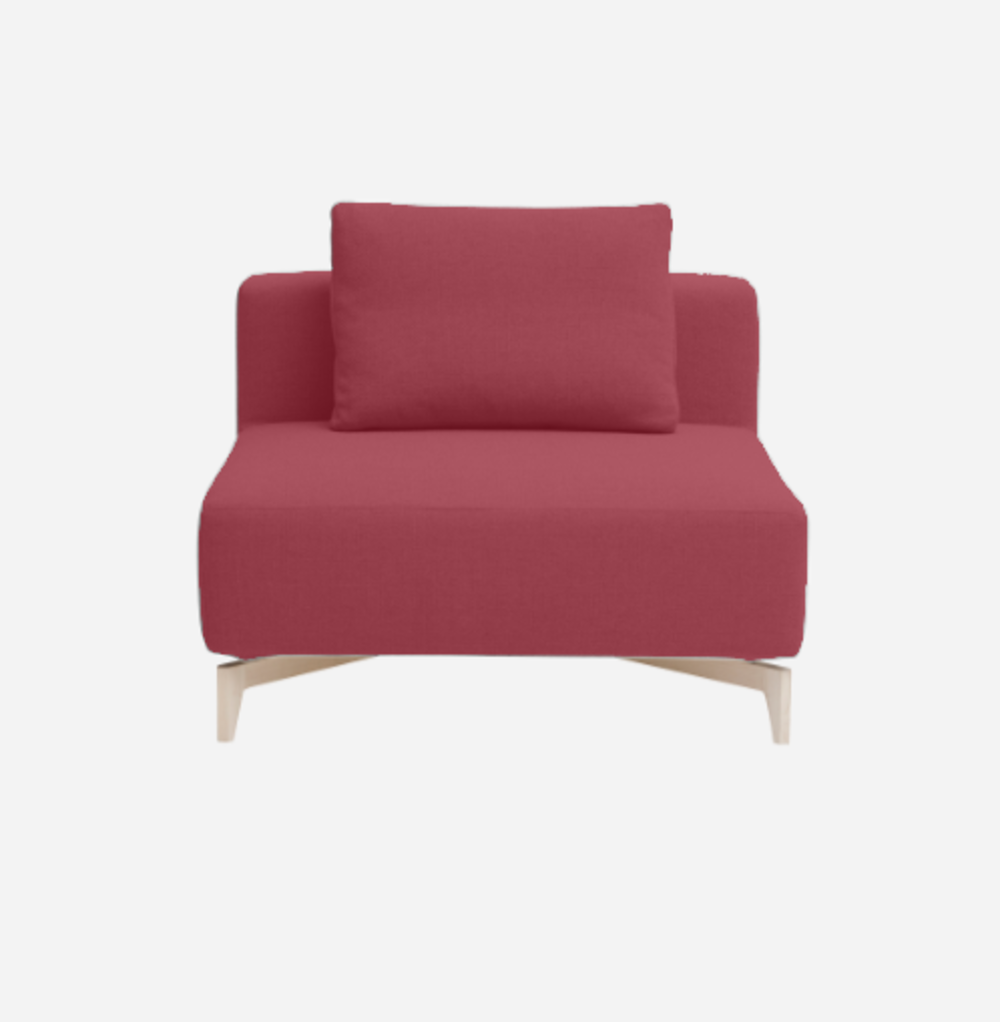 Softline Passion Sofa-Einzelelemente-Vision - 448 Dark Red
