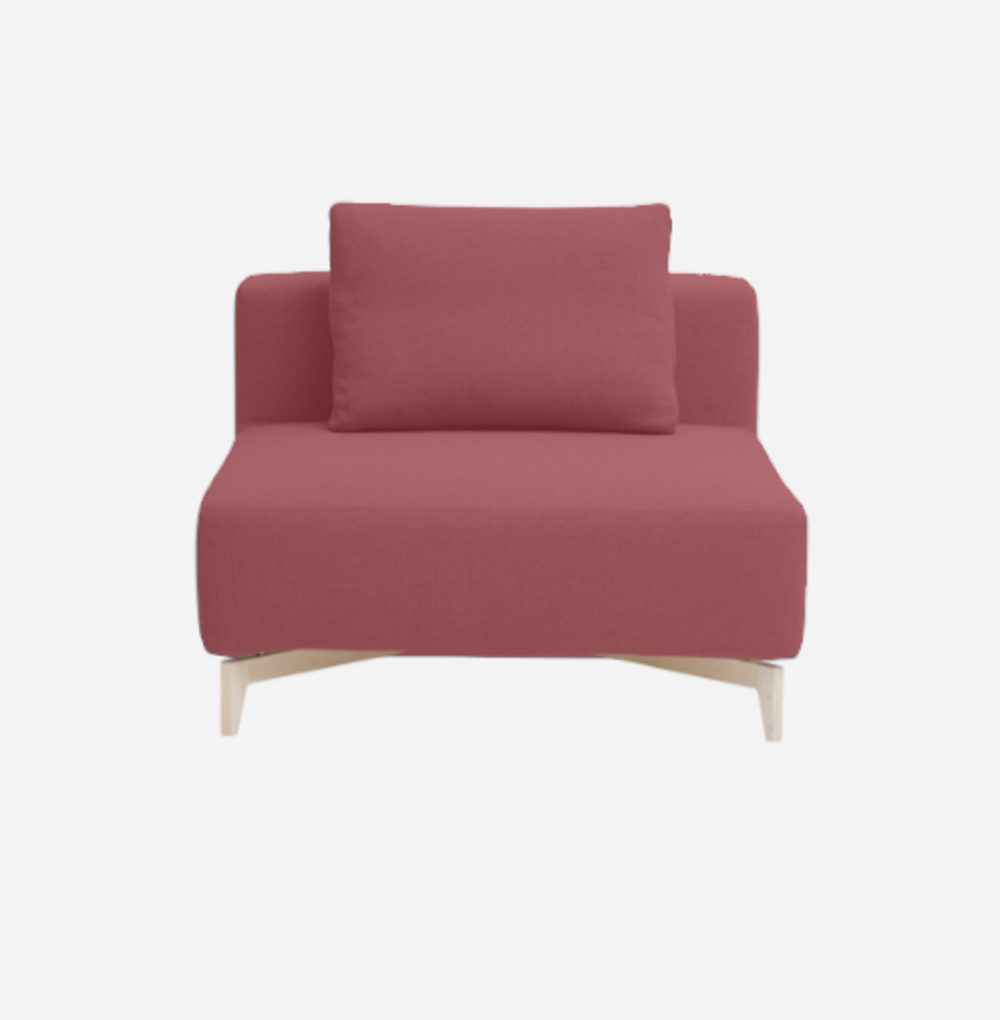 Softline Passion Sofa-Eckelemente-Vision - 453 Light Red