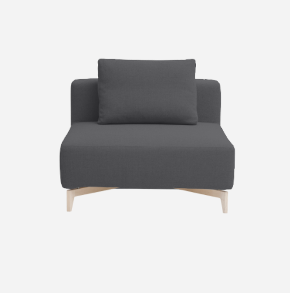Softline Passion Sofa-Eckelemente-Vision - 449 Anthracite