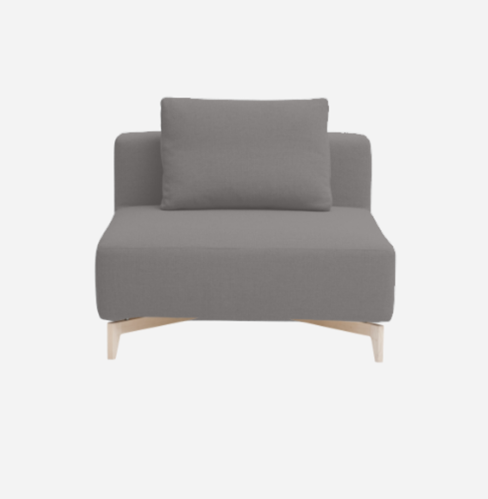 Softline Passion Sofa-Eckelemente-Vision - 399 Grey Blue