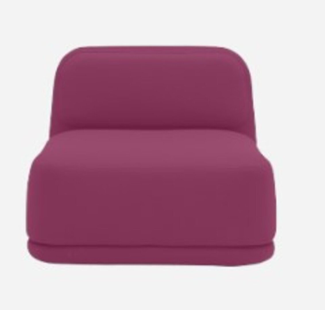 Softline Standby Sessel niedrig - Felt - 629 Berry